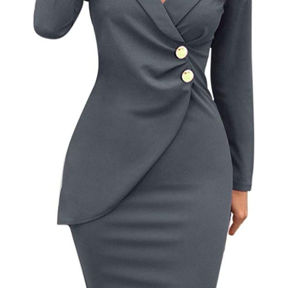 Really cute summer business dress.